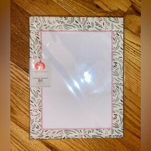 Gartner Holiday Stationary Holly Border - 80 sheets - NIP